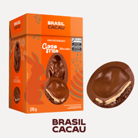 Ovo de Páscoa Recheado Biscoito Gato Mia - 370g