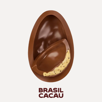 Ovo de Páscoa Recheado Mousse de Maracujá - 370g