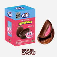 Ovo de Páscoa Recheado Fini® Dentaduras - 172g