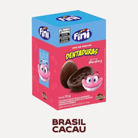 Ovo de Páscoa Recheado Fini® Dentaduras - 172g