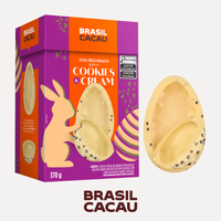 Ovo de Páscoa Recheado Cookies & Cream - 370g