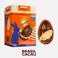Ovo de Páscoa Recheado Meio a Meio Ovomaltine® - 370g