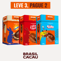 [LEVE 3, PAGUE 2] Kit com 3 Ovos de Páscoa Recheados Edição Limitada - 370g cada - PROMOÇÃO PRÉ-PÁSCOA