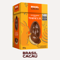 Ovo de Páscoa Recheado Mousse de Maracujá - 370g