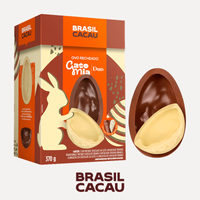 Ovo de Páscoa Recheado Duo Gato Mia - 370g